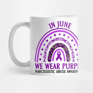 In June We Wear Purple Narcissistic Abuse Awareness Mug